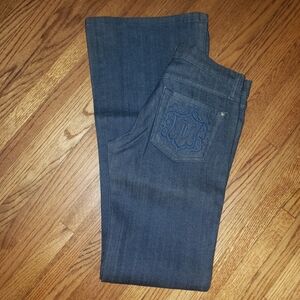 Brand New Women's Flying Monkey Dark Blue Flare Jeans Sz 5 NWOT